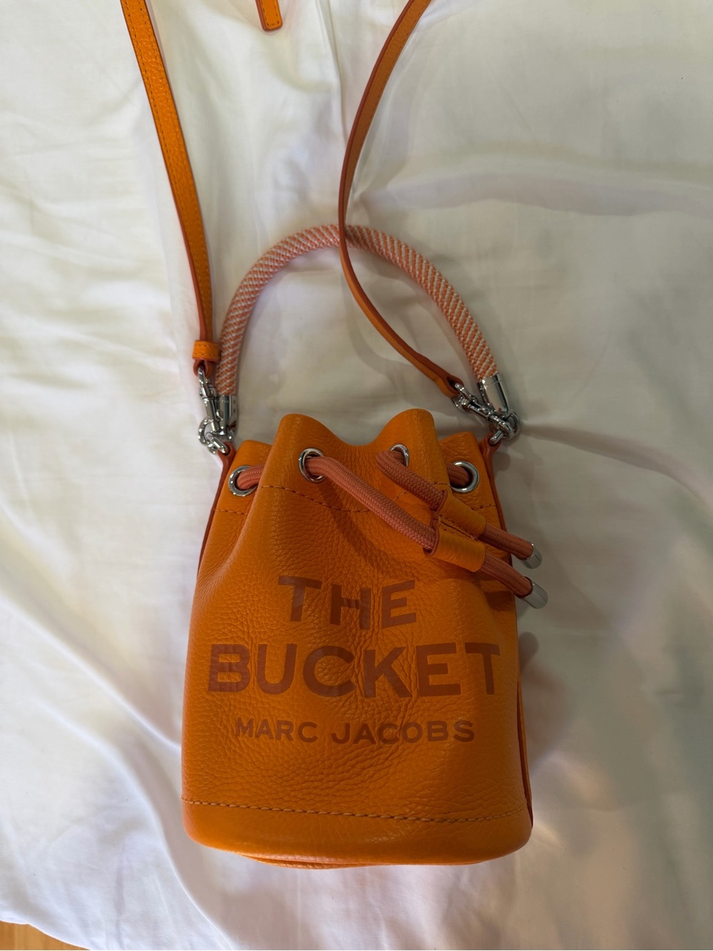 Marc Jacobs grained calfskin The bucket bag mini